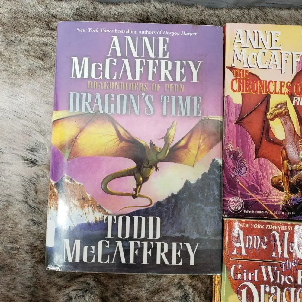 Anne McCaffrey  Dragonriders of Pern Dragons Time First Fall‎ Lot Paperback Book